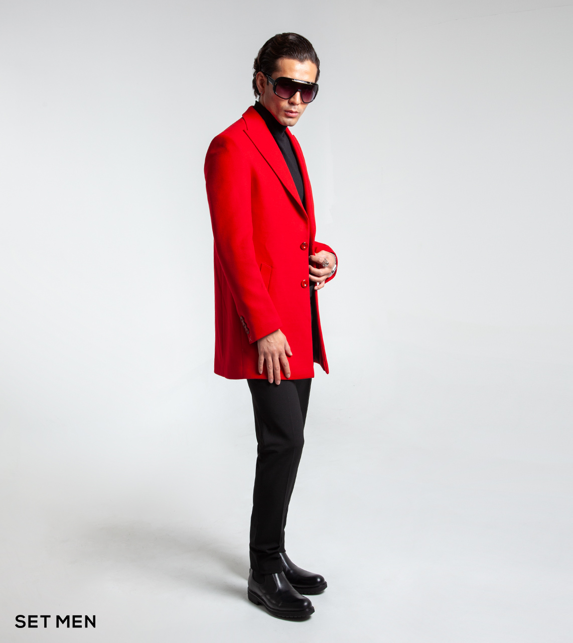 پالتو یقه بلیزر مردانه