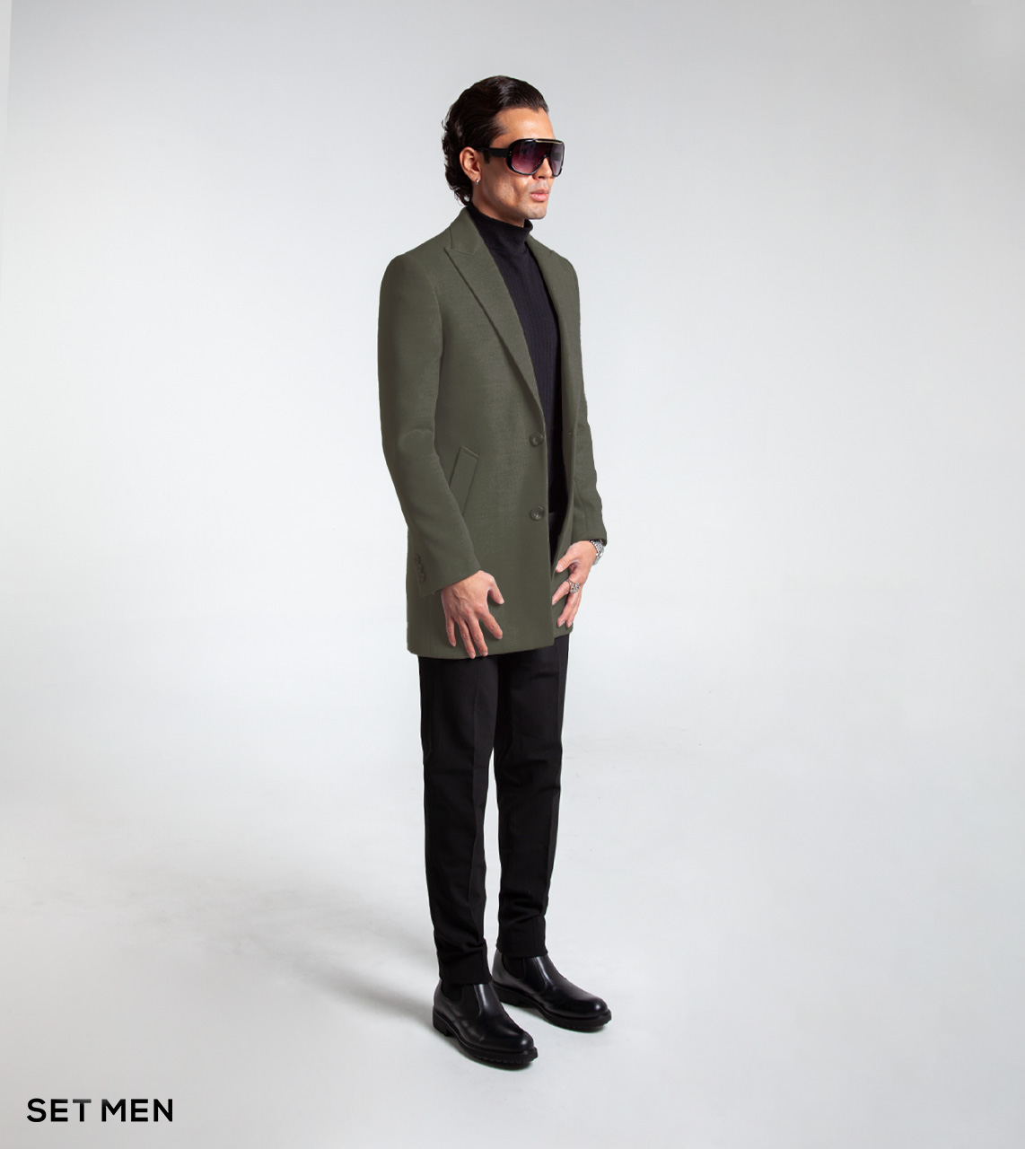 پالتو یقه بلیزر مردانه