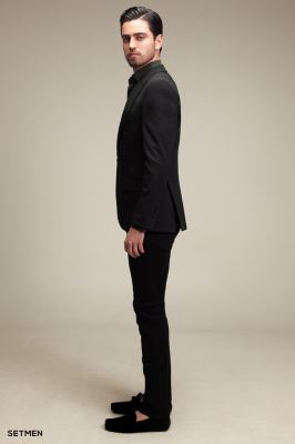 کت تک مردانه یقه بلیزر