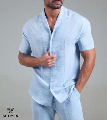 ست پیراهن و شلوار لینن