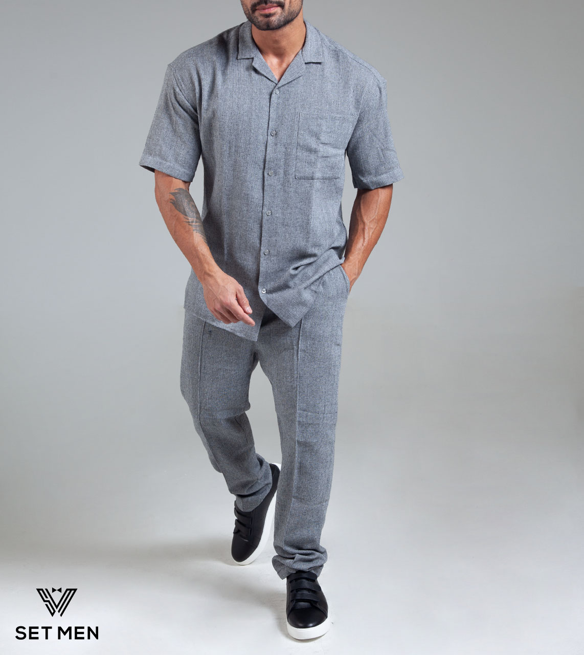 ست پیراهن و شلوار کنفی