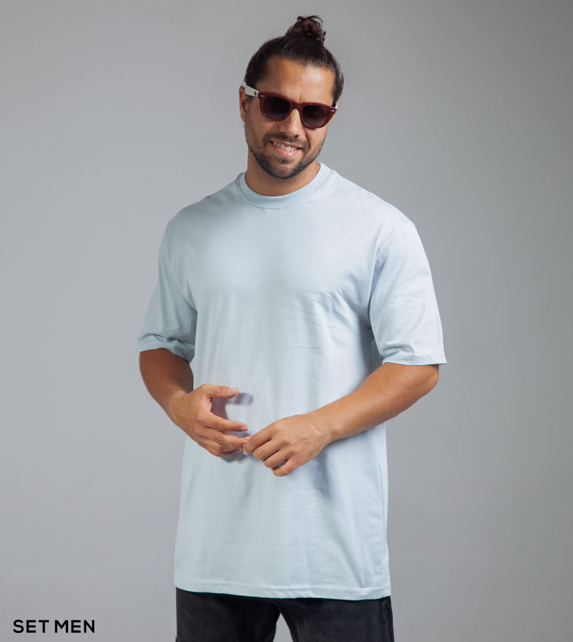 تیشرت یقه گرد ساده