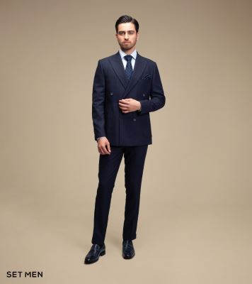 کت و شلوار دیپلمات دبل برست