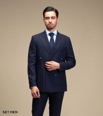 کت و شلوار دیپلمات دبل برست