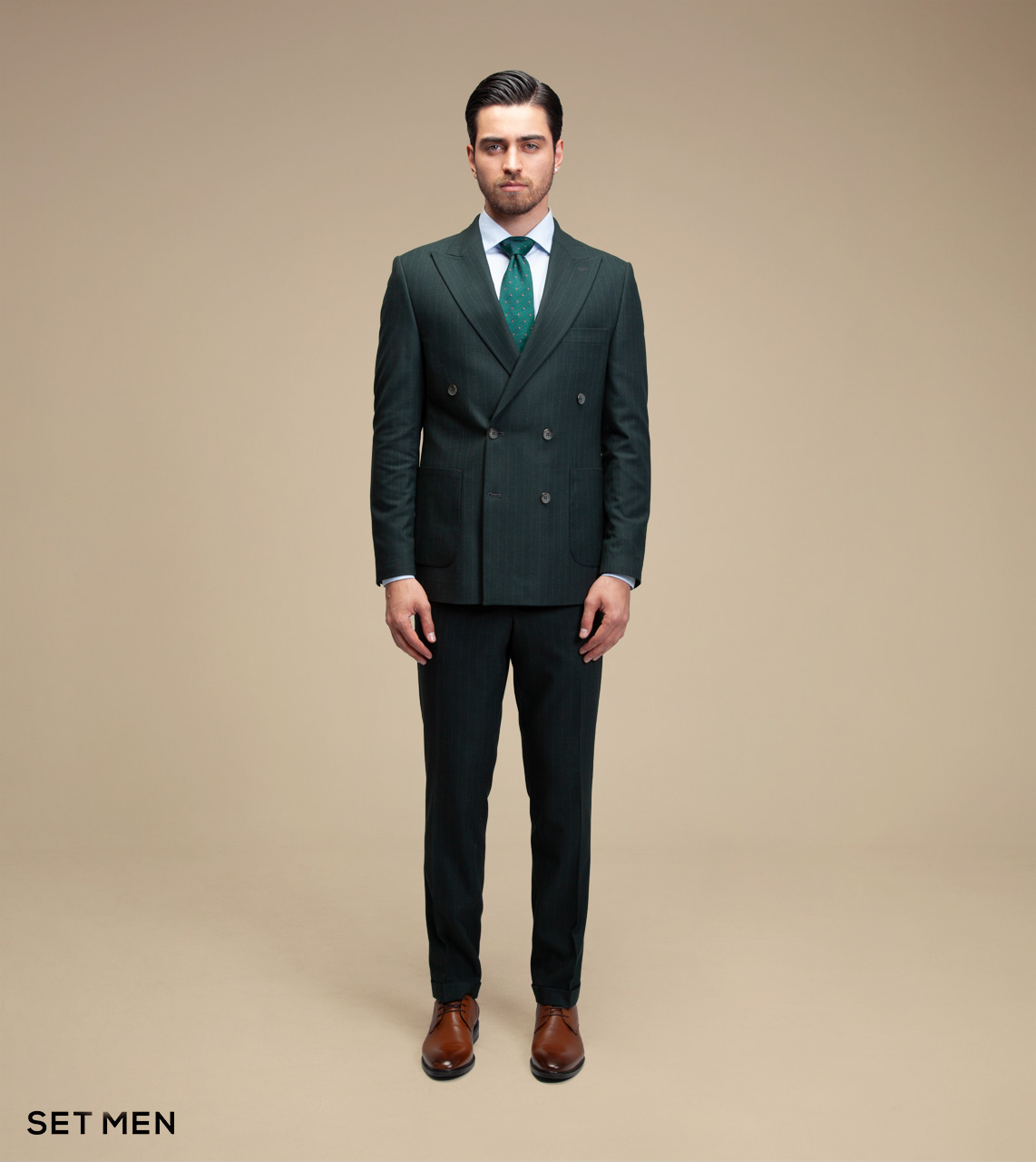 کت و شلوار دیپلمات دبل برست