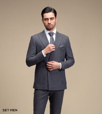 کت و شلوار دیپلمات دبل برست