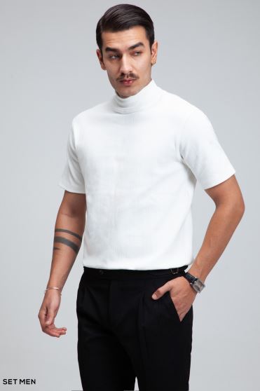 یقه اسکی آستین کوتاه یقه اسکی آستین کوتاه