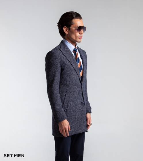 پالتو یقه بلیزر برفکی