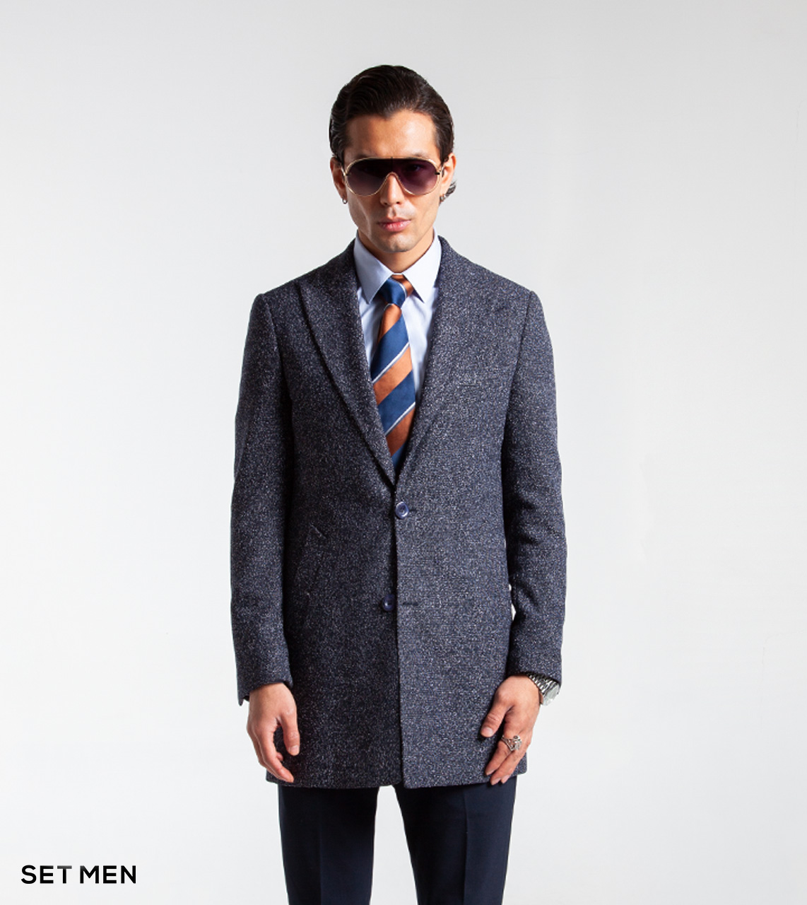 پالتو یقه بلیزر برفکی