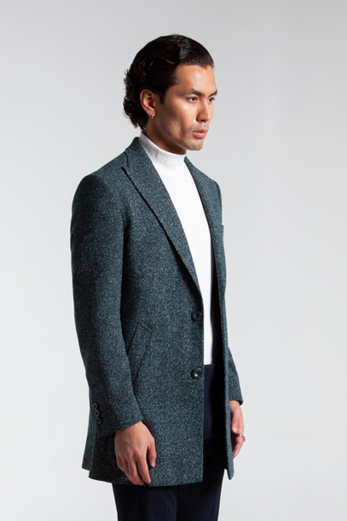 پالتو یقه بلیزر برفکی