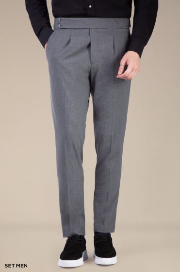 شلوار پارچه ای مردانه کمر ایتالیایی شلوار پارچه ای مردانه کمر ایتالیایی