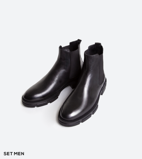 بوت چرم بغل کش مردانه بوت چرم بغل کش مردانه