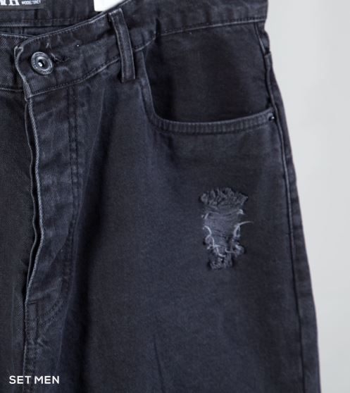 شلوار جین مام زاپ دار شلوار جین مام زاپ دار