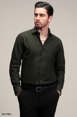 پیراهن مردانه آستین بلند ساده ست من