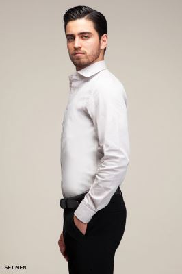 پیراهن مردانه آستین بلند ساده ست من