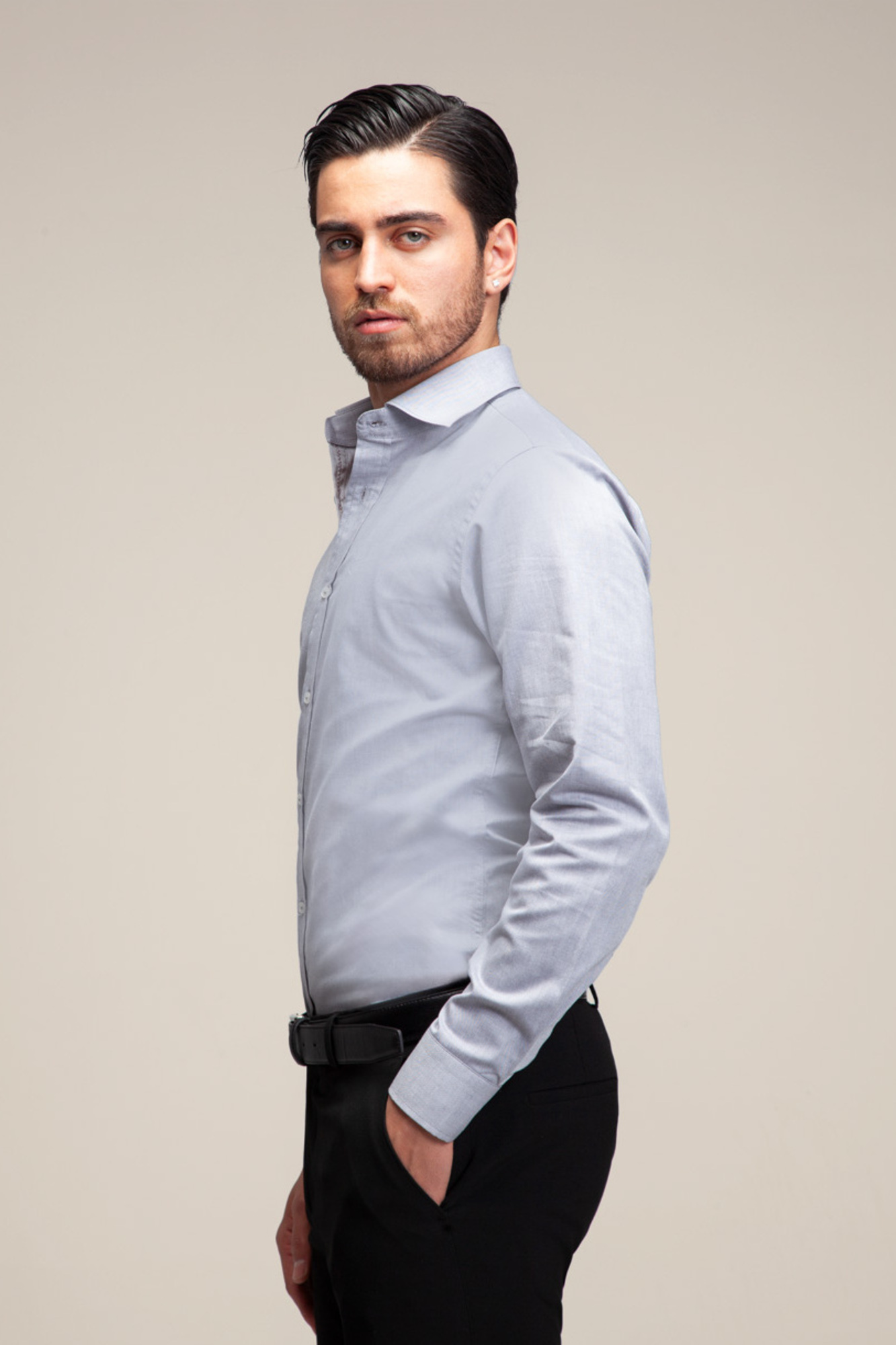 پیراهن مردانه آستین بلند ساده ست من