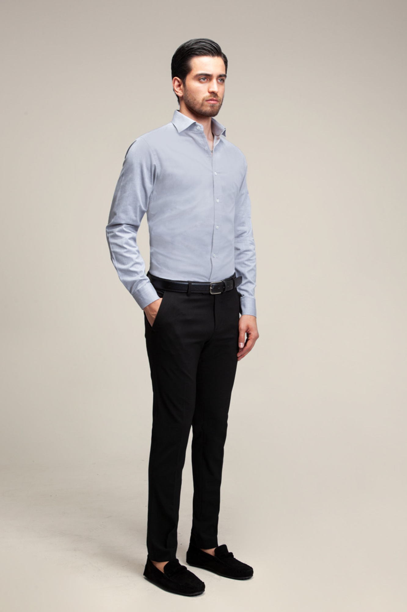 پیراهن مردانه آستین بلند ساده ست من