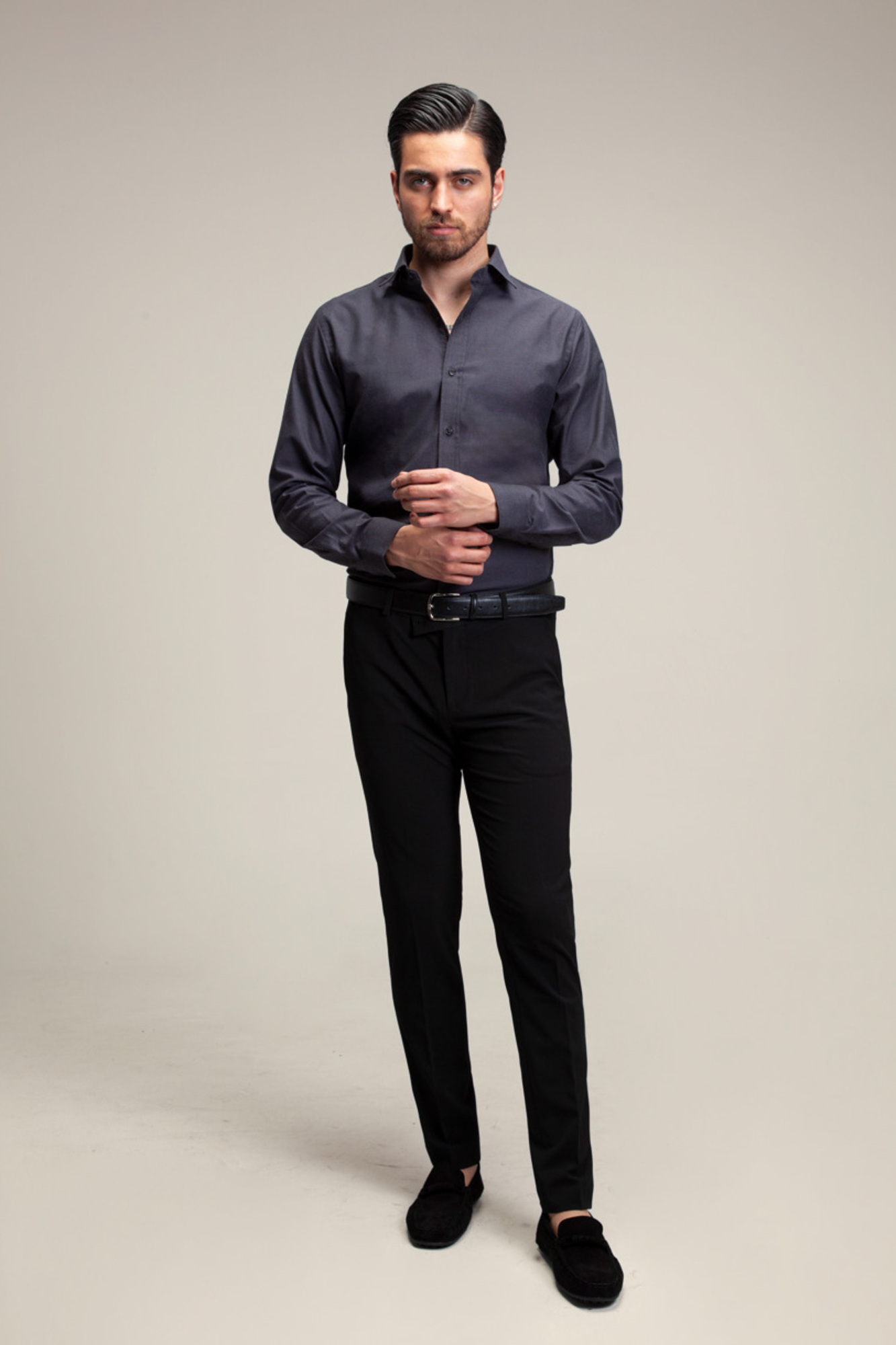 پیراهن مردانه آستین بلند ساده ست من