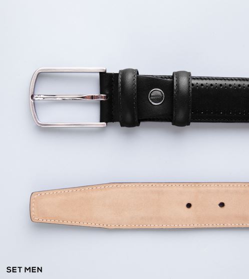 کمربند چرم طبیعی