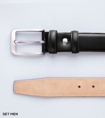 کمربند چرم طبیعی