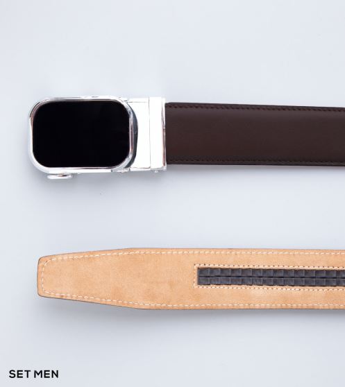 کمربند چرم طبیعی سگک نقره ای کمربند چرم طبیعی سگک نقره ای