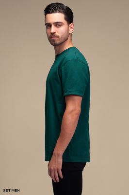 تیشرت مردانه یقه گرد آستین کوتاه