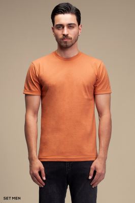 تیشرت مردانه یقه گرد آستین کوتاه