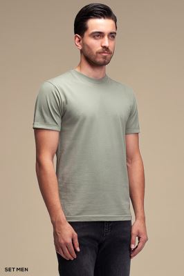 تیشرت مردانه یقه گرد آستین کوتاه