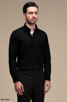 پیراهن مردانه ساده آستین بلند ست من