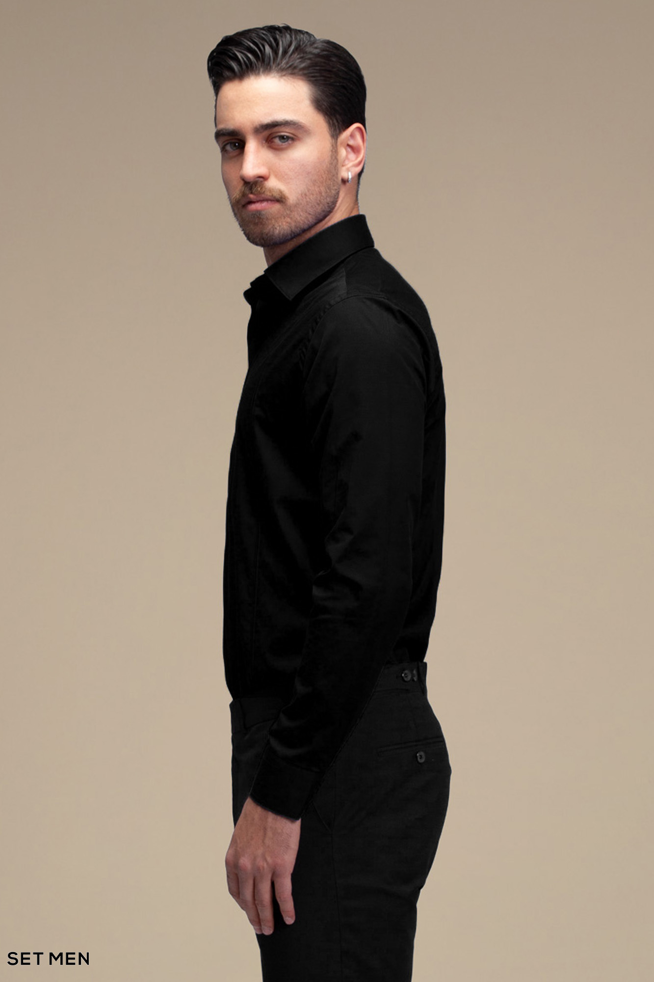 پیراهن مردانه ساده آستین بلند ست من