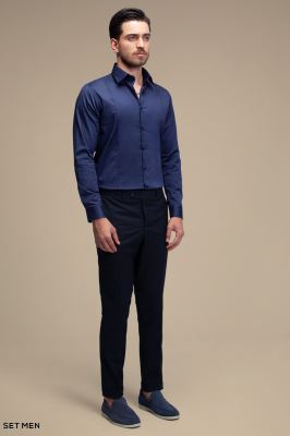 پیراهن مردانه ساده آستین بلند ست من