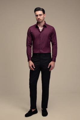 پیراهن مردانه ساده آستین بلند ست من