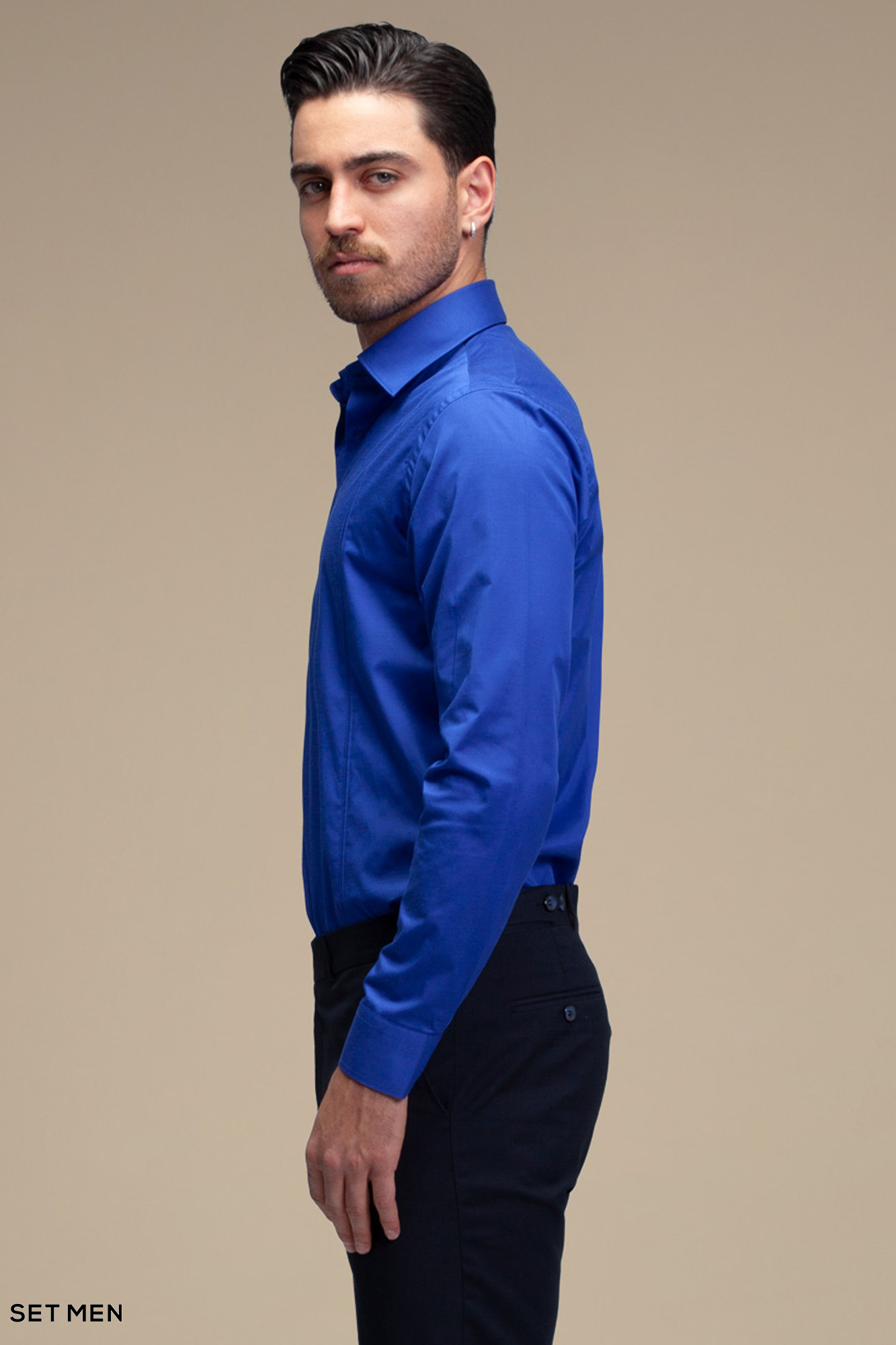 پیراهن مردانه ساده آستین بلند ست من