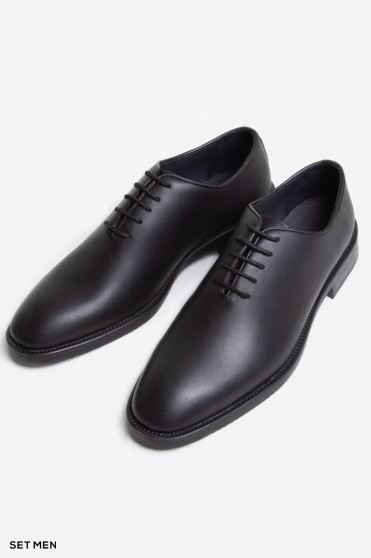 کفش مردانه چرم کلاسیک بنددار کفش مردانه چرم کلاسیک بنددار