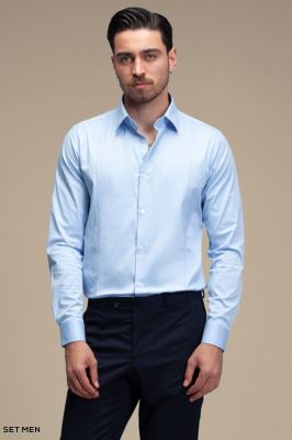 پیراهن مردانه ساده آستین بلند ست من