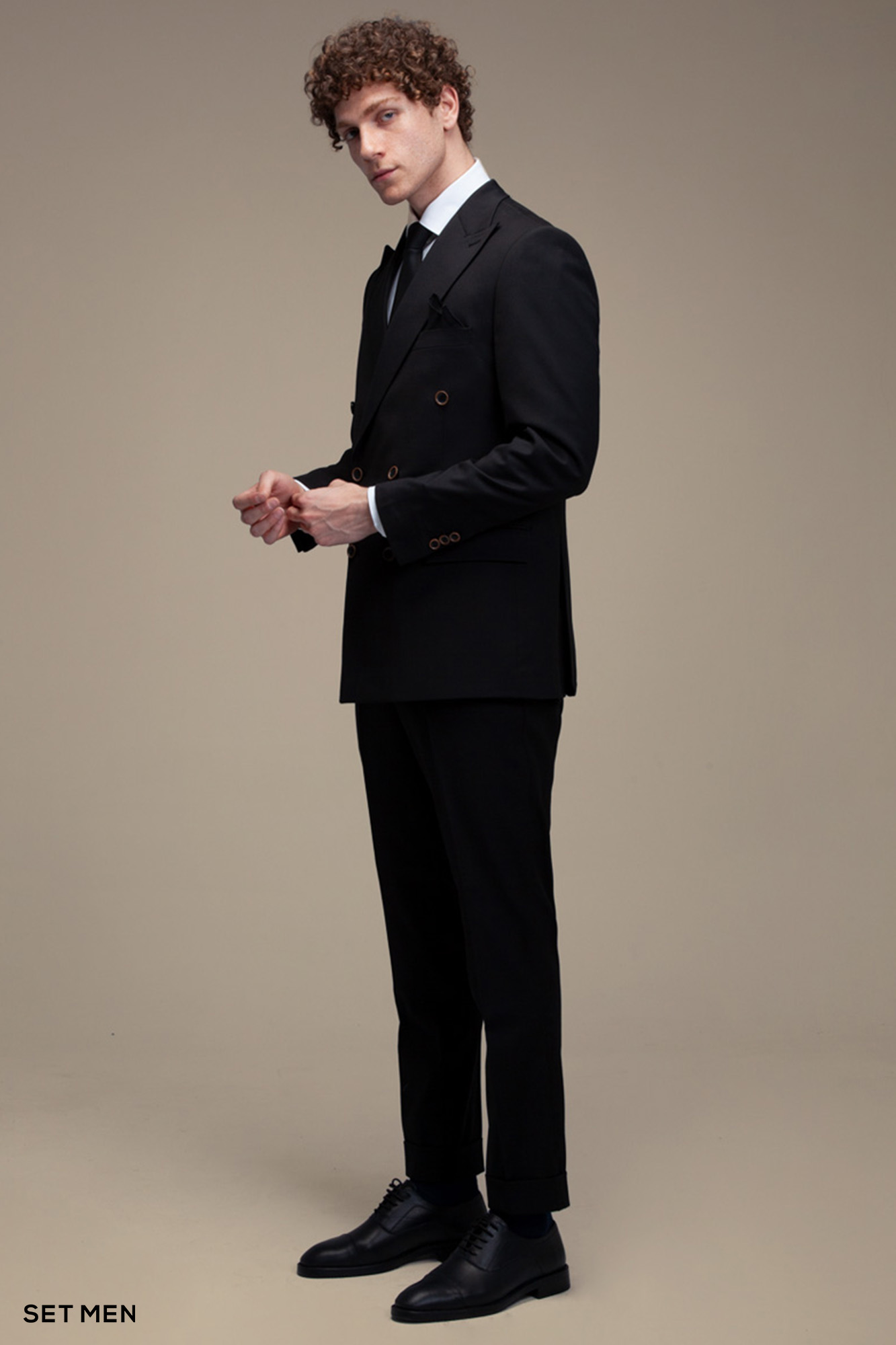 کت و شلوار دو تکه دبل برست