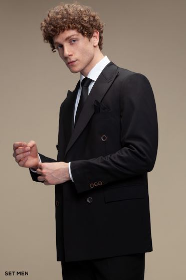 کت و شلوار دو تکه دبل برست