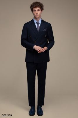 کت و شلوار دو تکه دبل برست