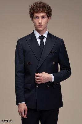 کت و شلوار دو تکه دبل برست