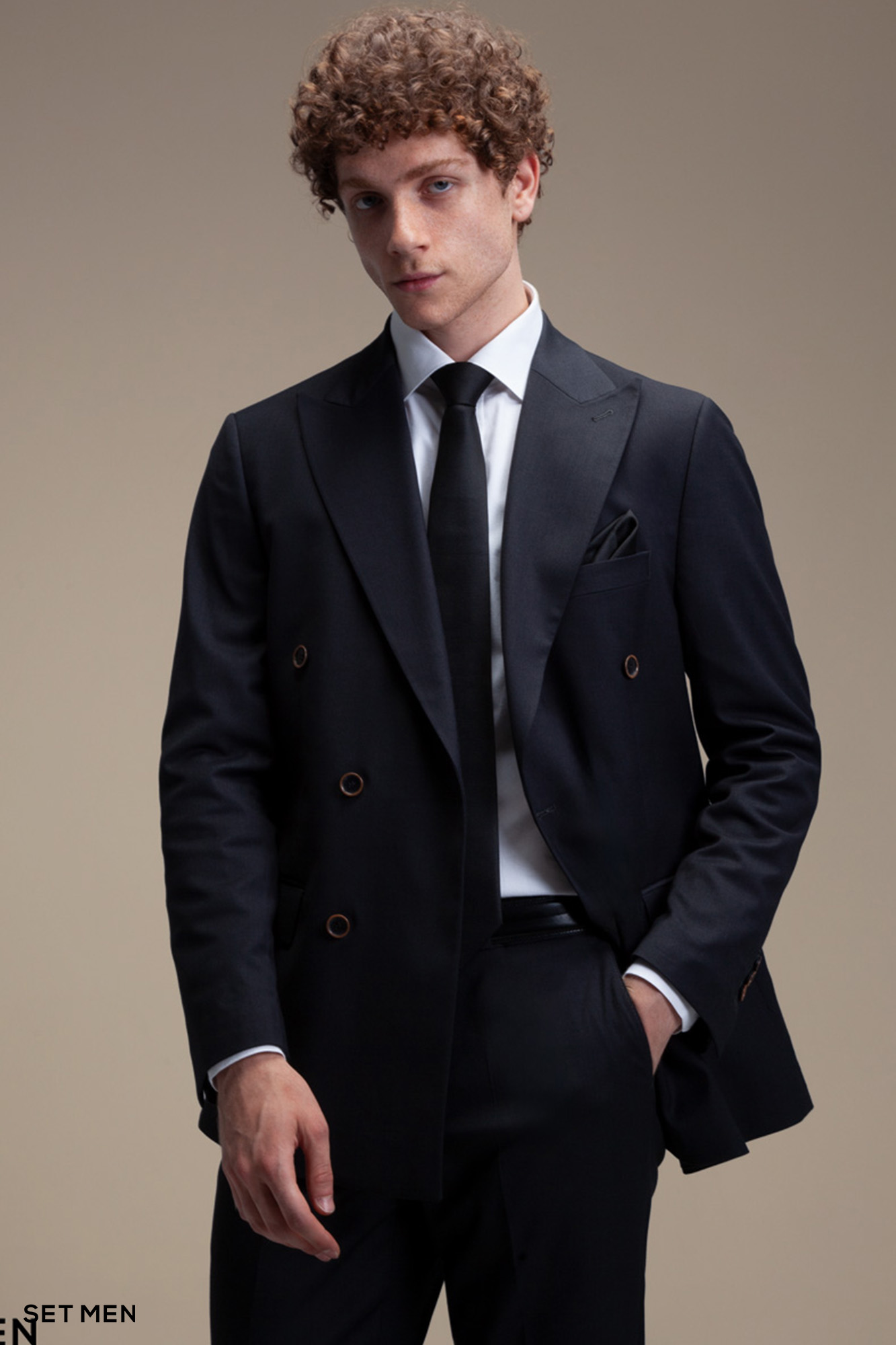 کت و شلوار دو تکه دبل برست