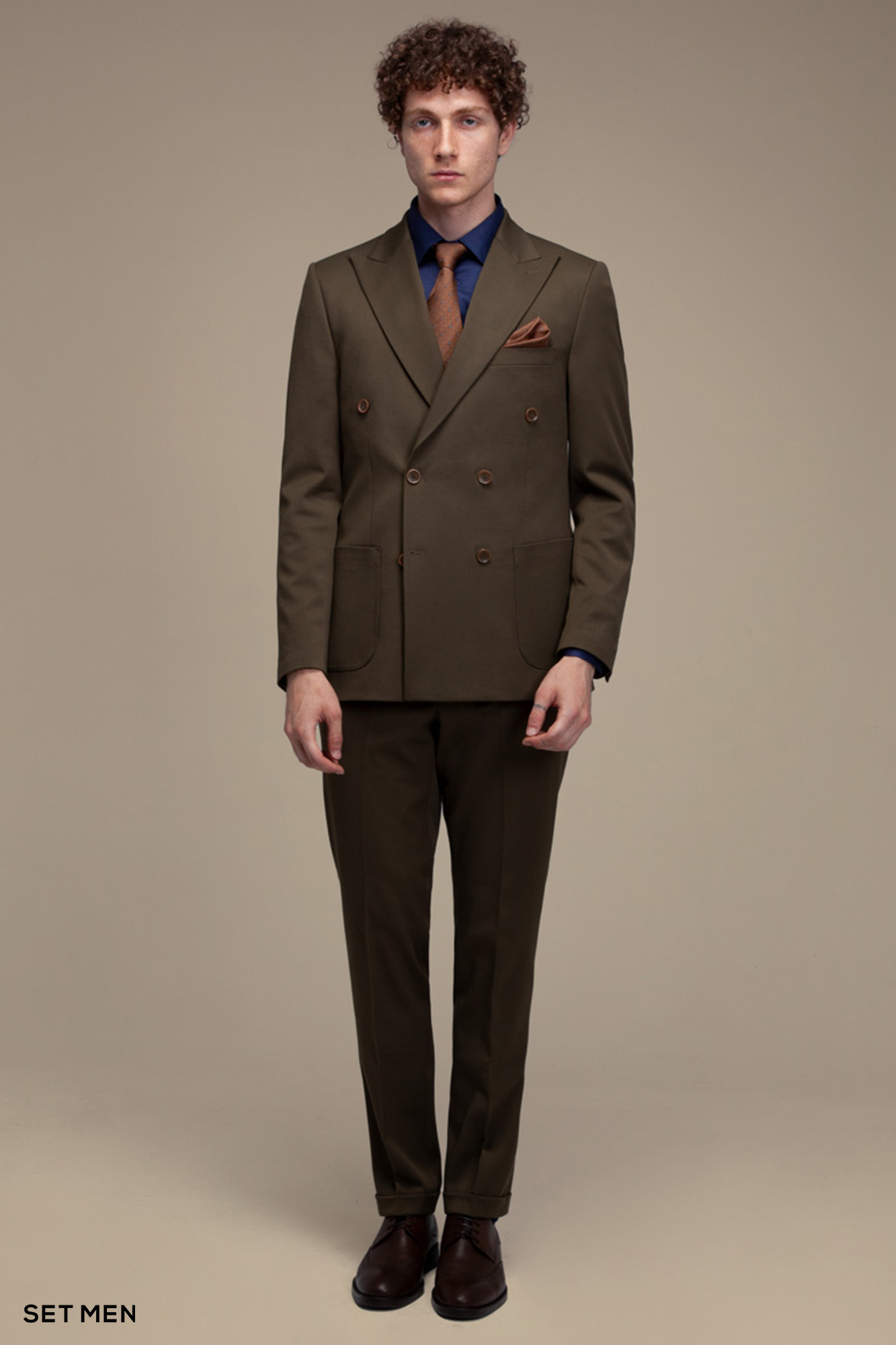 کت و شلوار دو تکه دبل برست