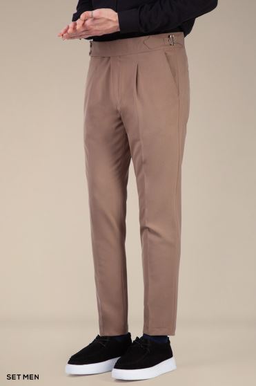 شلوار پارچه ای مردانه کمر ایتالیایی شلوار پارچه ای مردانه کمر ایتالیایی