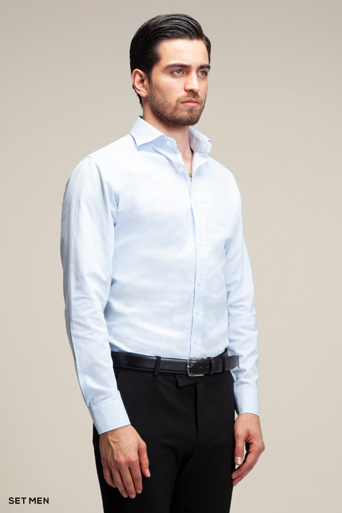 پیراهن مردانه آستین بلند ساده ست من