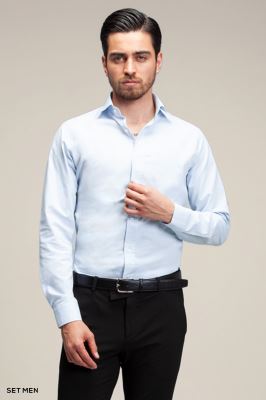 پیراهن مردانه آستین بلند ساده ست من