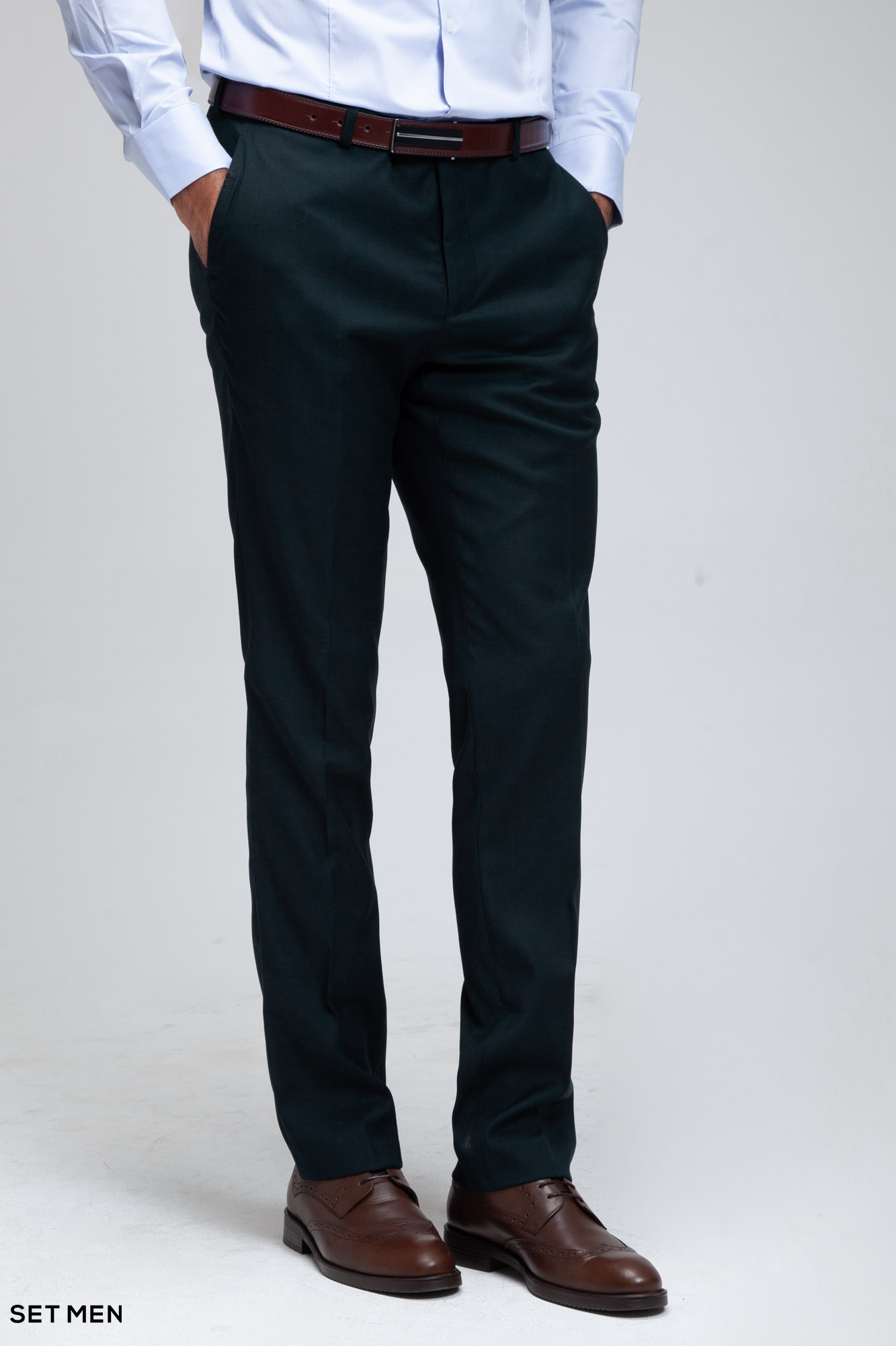 کت و شلوار مردانه سه تکه یقه بلیزر دو دکمه دو چاک