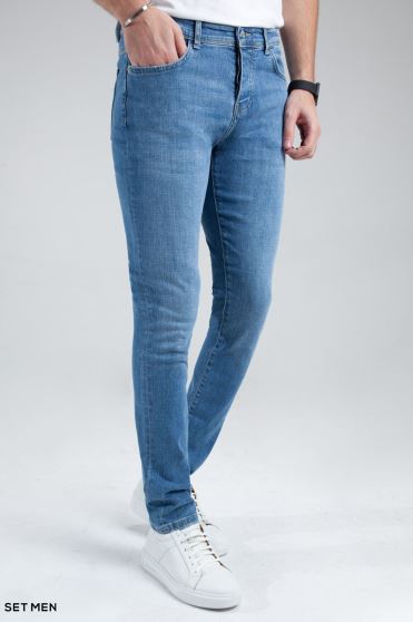 شلوار جین مردانه اسلیم شلوار جین مردانه اسلیم