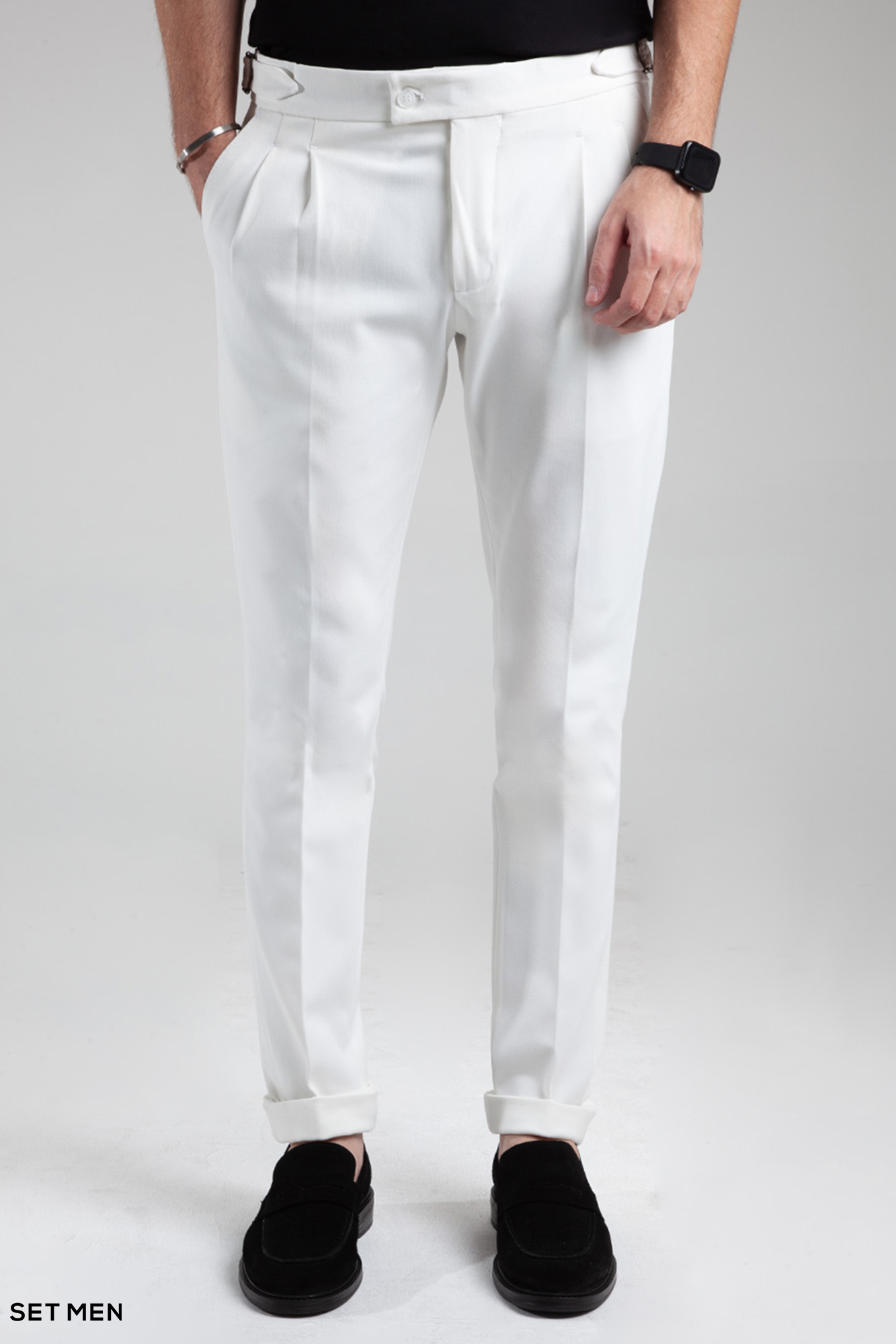 شلوار پارچه ای مردانه پیل دار