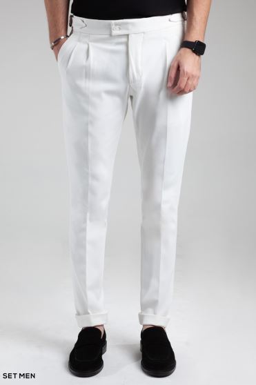 شلوار پارچه ای مردانه پیل دار شلوار پارچه ای مردانه پیل دار