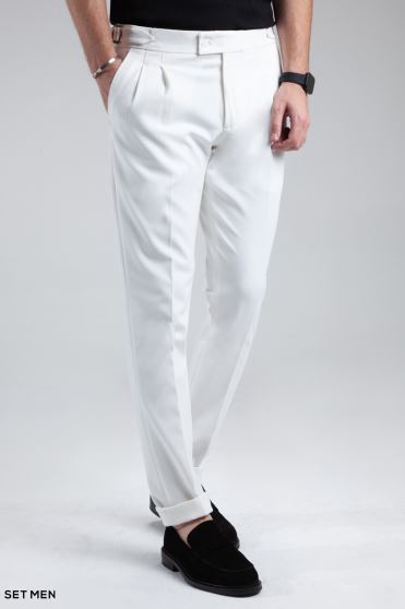 شلوار پارچه ای مردانه پیل دار شلوار پارچه ای مردانه پیل دار