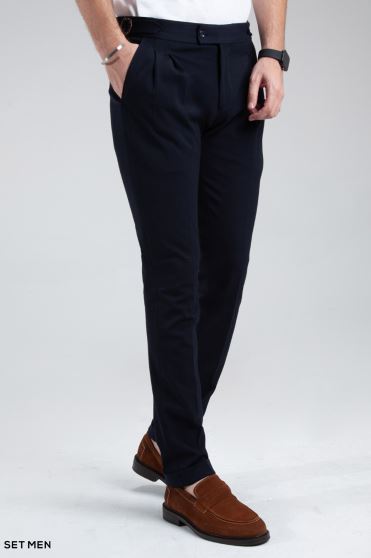 شلوار پارچه ای مردانه پیل دار شلوار پارچه ای مردانه پیل دار